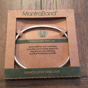 MantraBand silver bracelet - Brand New!!